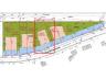 Perceel voor OB (lot 5) - 607 m².  Breedte grond : 24,07 m - bouwbreedte : 12 m. - bouwdiepte : 17 m