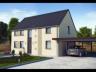 Nieuwbouwproject voor een half open bebouwing met het model CLUB 3 kamers, badkamer, driedubbel begl